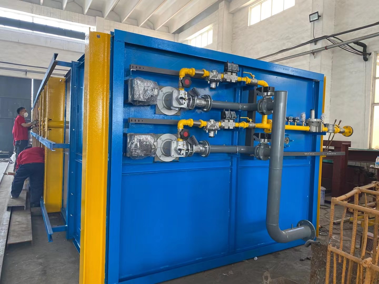Dernière affaire concernant Projet de four de galvanisation d'immersion chaude de Wenxian Wuyue de finition