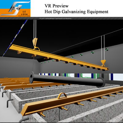 Qualité  VR Preview Hot Dip Galvanizing Production Line Supplier Manufacture Furnace Burner Zinc Kettle Pot Tank Supplier usine