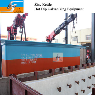 Qualité  Zinc Kettle Pot Tank Supplier Hot Dip Galvanizing Production Line Equipment Manufacte High Velocity Furnace Burner usine